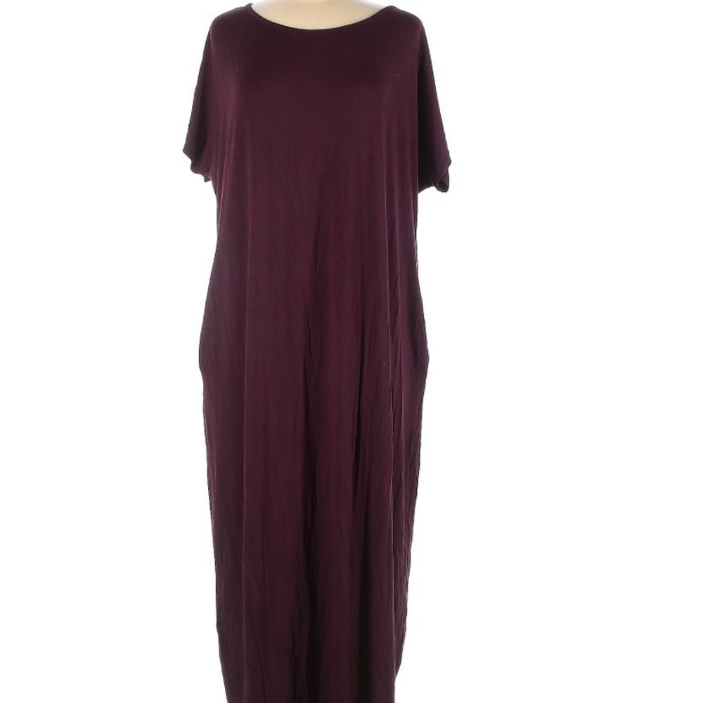 Issac Liev| Burgundy Maxi Dress